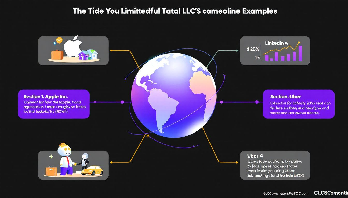 Examples of successful limited liability companies (LLCs).