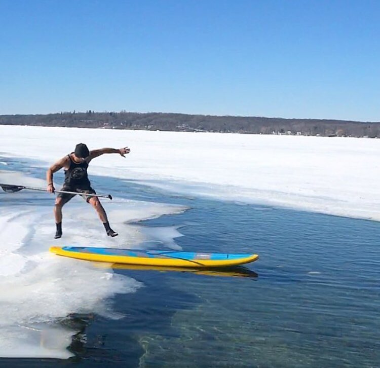 falling paddlers who get water feet may need shoes and a leash