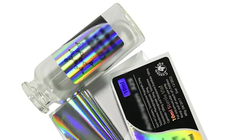 3d hologram stickers for medical products