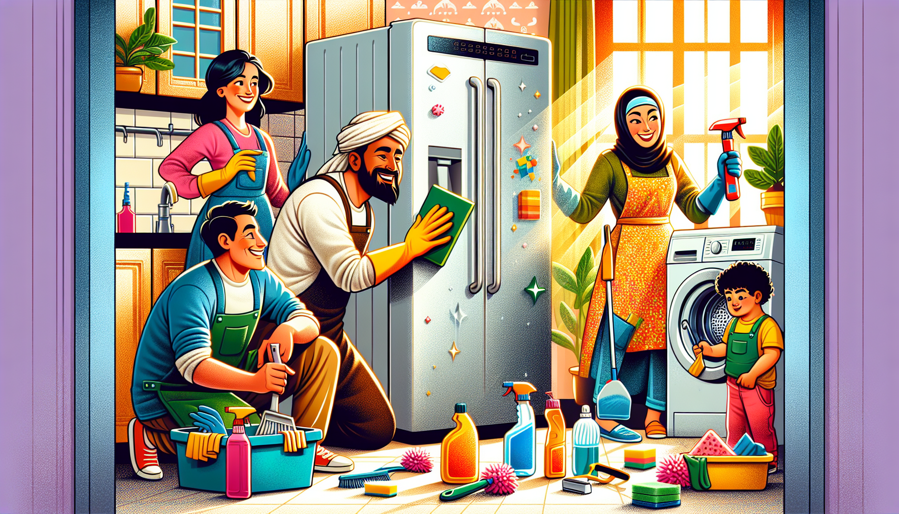 An illustration depicting the importance of regular maintenance for appliances.