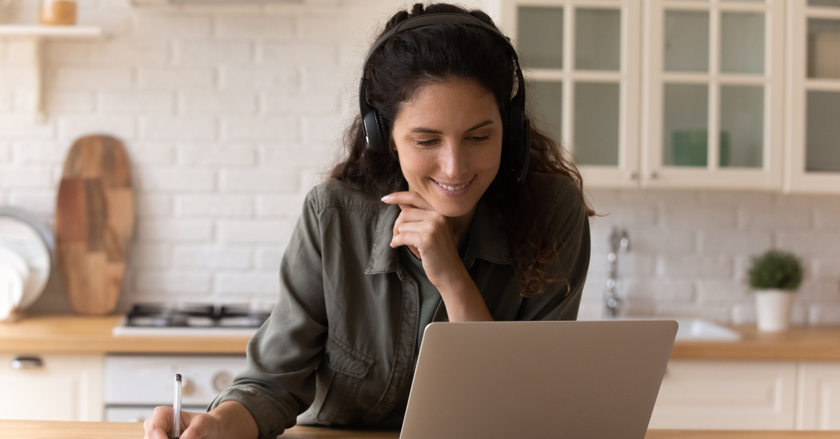 A woman working on how much to set aside for taxes for onlyfans