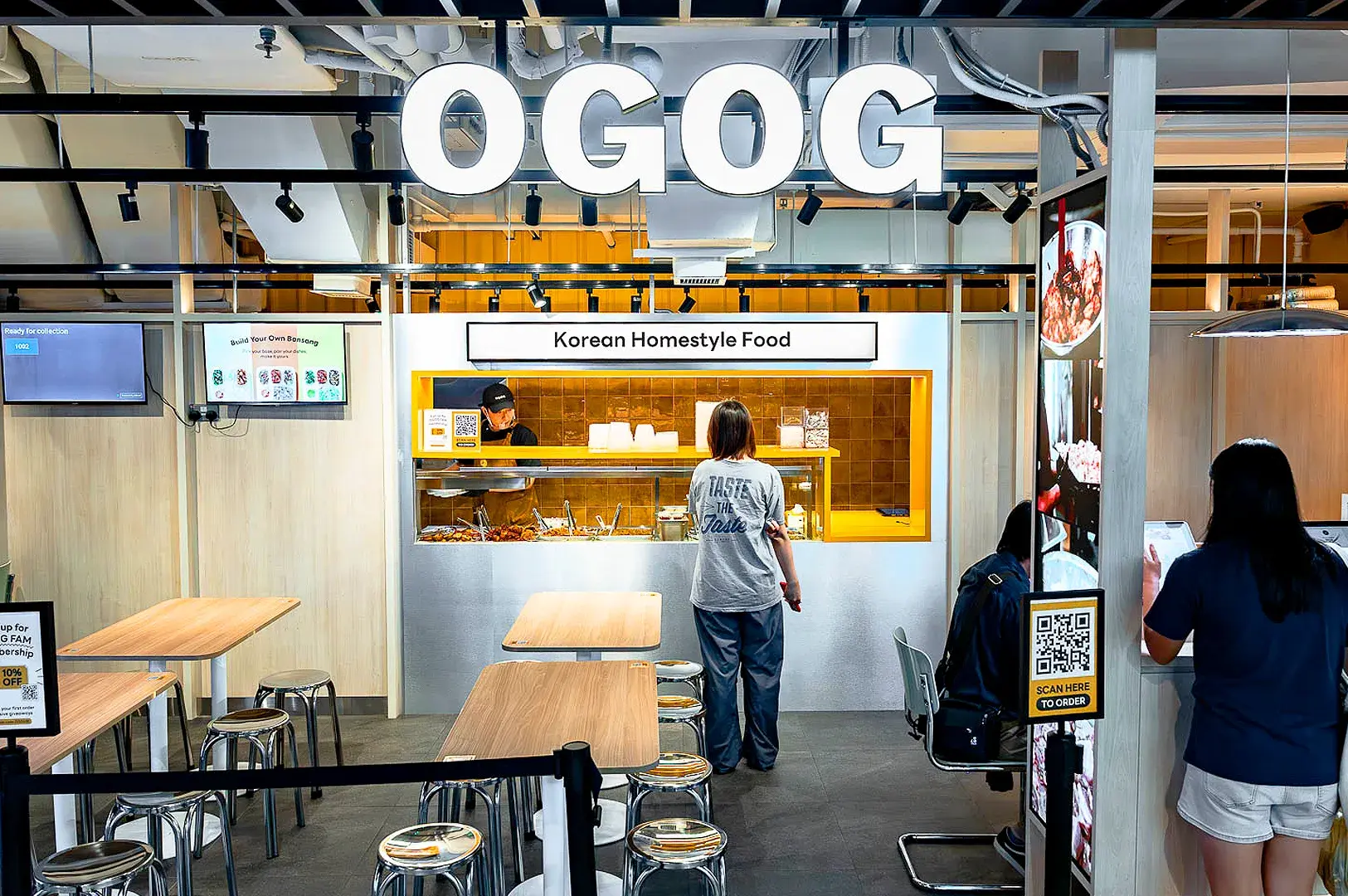 OGOG Korean homestyle food restaurant in Singapore serving authentic Korean rice bowls and home-style dishes.