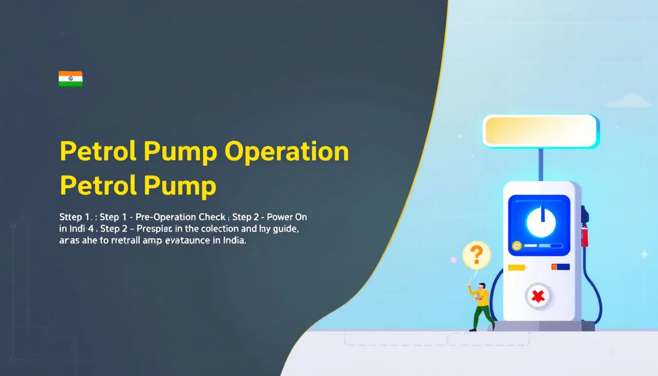 A step-by-step guide to opening a petrol pump in India.