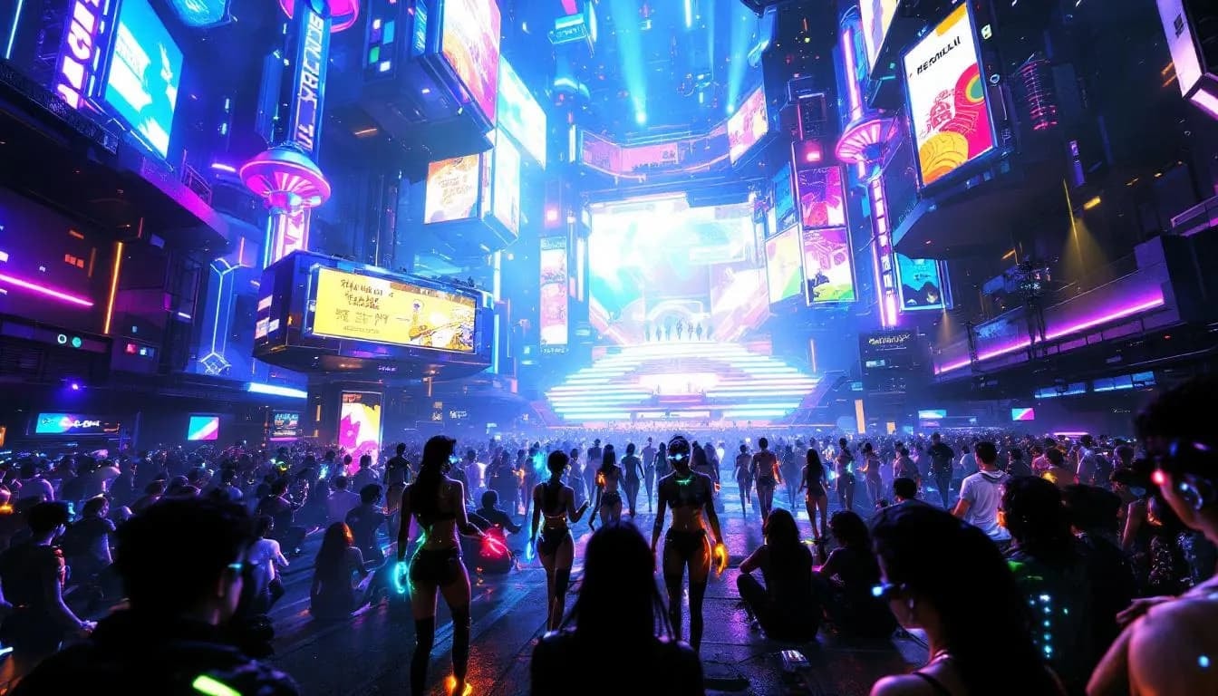 Beispiele für erfolgreiche virtuelle Konzerte im Metaverse.