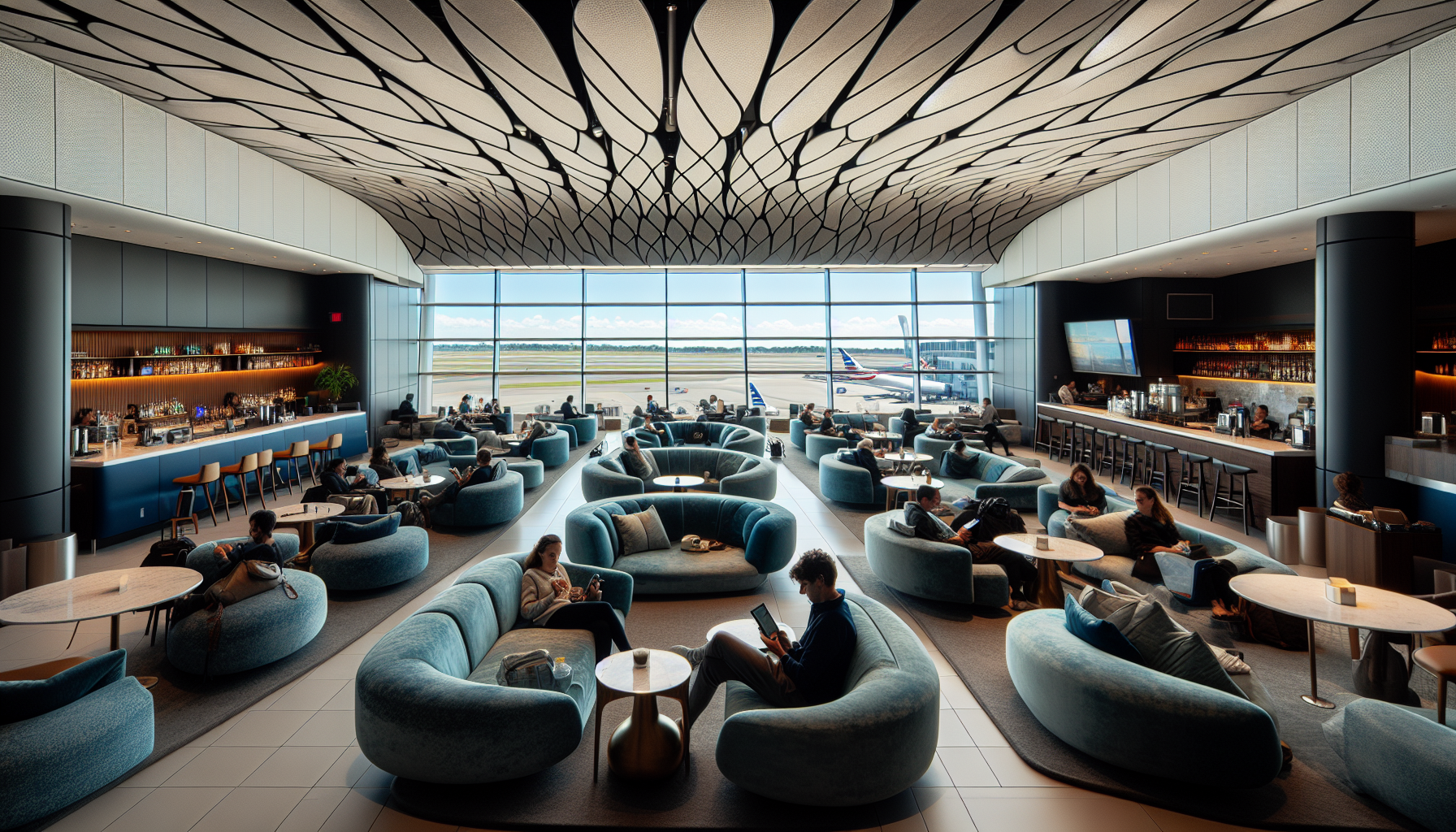 Wingtips Lounge at JFK Terminal 8