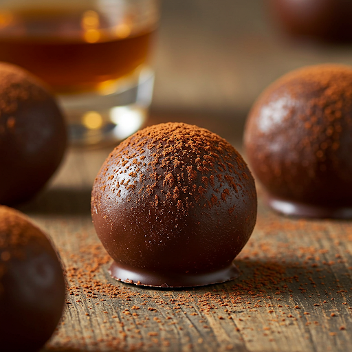 Bourbon ball - great dessert for the most exciting two minutes
