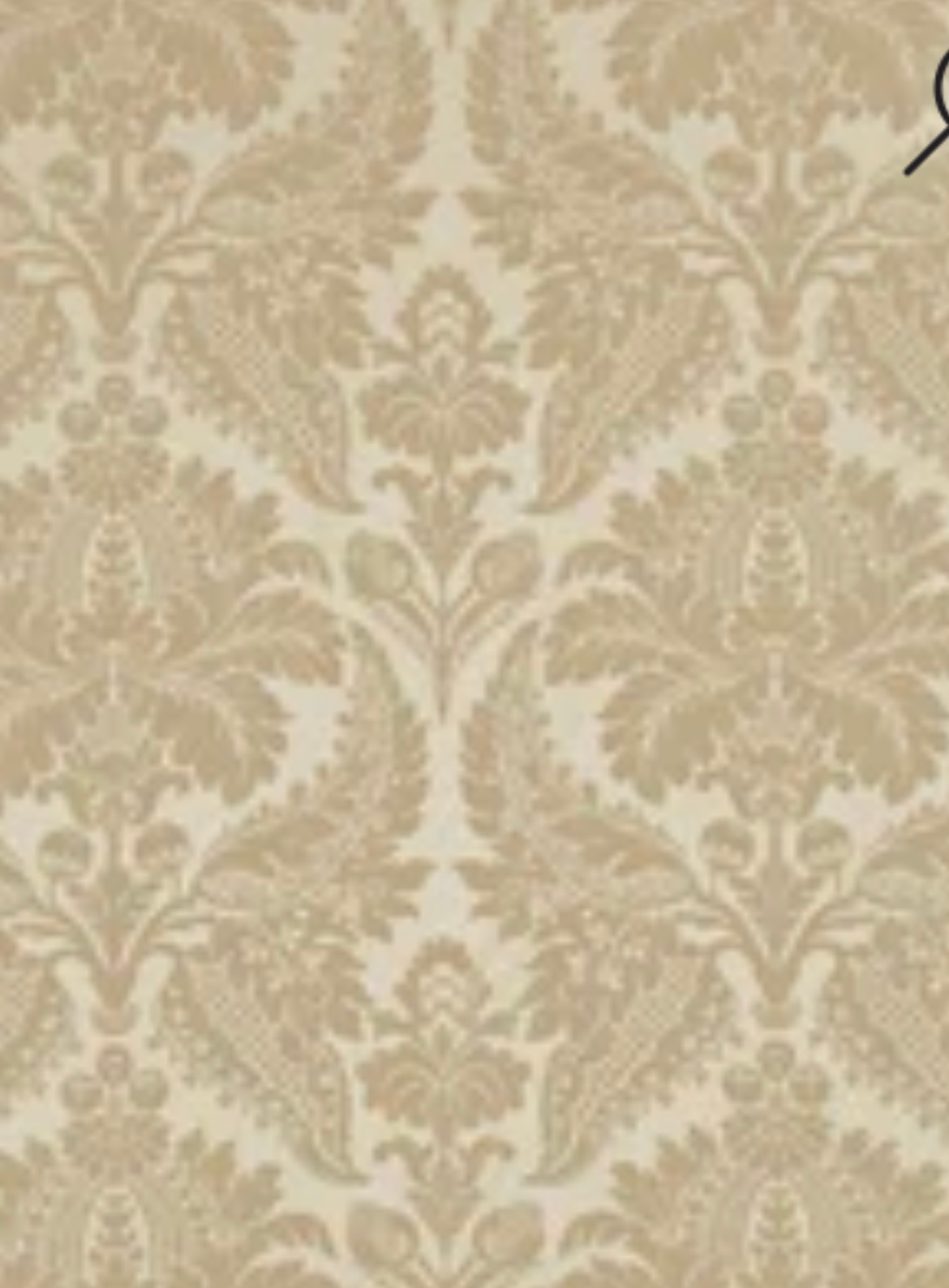 A damask fabric pattern from Wayfair