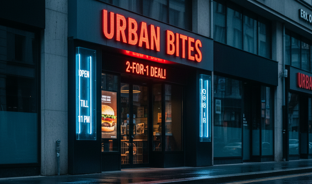 illuminated digital signs