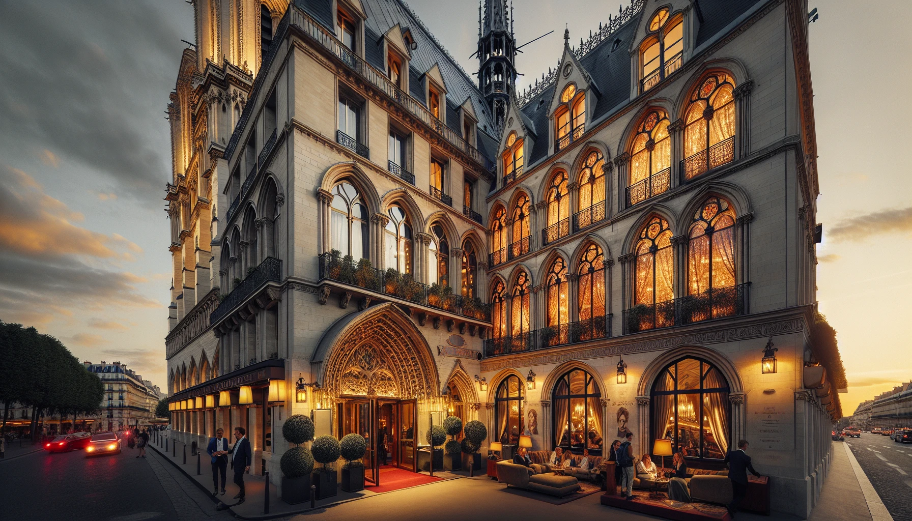 Luxurious hotel with value deals near Notre Dame