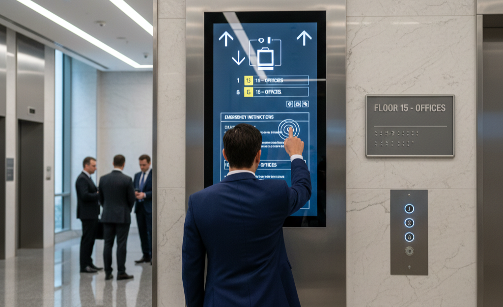 What are the Elevator Signage Requirements? 10 interactive elevator screens improve the experience for all users floor numbers web content web content web content web content web content web content web content understand 7/13–52 different ways 1/3–13 hearing 6/9–38 document understand 7/13–52 different ways 1/3–13 hearing 6/9–38 document understand 7/13–52 different ways 1/3–13 hearing 6/9–38 document understand 7/13–52 different ways 1/3–13 hearing 6/9–38 document understand 7/13–52 different ways 1/3–13 hearing 6/9–38 document technology 13/19–67 data 3/4–10 create 7/5–19 details technology 13/19–67 data 3/4–10 create 7/5–19 details technology 13/19–67 data 3/4–10 create 7/5–19 details technology 13/19–67 data 3/4–10 create 7/5–19 details technology 13/19–67 data 3/4–10 create 7/5–19 details technology 13/19–67 data 3/4–10 create 7/5–19 details development 1/2–10 letters 13/34–151 location 2/4–17 technology development 1/2–10 letters 13/34–151 location 2/4–17 technology introduction 1/3–13 solutions 1/2–10 tools 4/11–57 ada 18/37–195 usage introduction 1/3–13 solutions 1/2–10 tools 4/11–57 ada 18/37–195 usage identify 5/9–30 floor 19/30–132 access 7/5–11 web identify 5/9–30 floor 19/30–132 access 7/5–11 web identify 5/9–30 floo identify 5/9–30 floor 19/30–132 access 7/5–11 web r 19/30–132 access 7/5–11 web identify 4/9–30 floor 18/30–132 access 6/5–11 web 6/15–43 determine additional content 1/2–5 door 11/15–61 other content 1/1–2 accessible additional content 1/2–5 door 11/15–61 1/1–2 accessible sign 39/100–267 disabilities sign 39/100–267 disabilities sign 39/100–267 disabilities sign 39/100–267 disabilities sign 39/100–267 disabilities sign 39/100–267 disabilities sign 39/100–267 disabilities sign 39/100–267 disabilities sign 39/100–267 disabilities sign 39/100–267 disabilities sign 39/100–267 disabilities sign 39/100–267 disabilities sign 39/100–267 disabilities sign 39/100–267 disabilities sign 39/100–267 disabilities sign 39/100–267 disabilities sign 39/100–267 disabilities sign 39/100–267 disabilities sign 39/100–267 disabilities sign 39/100–267 disabilities sign 39/100–267 disabilities sign 39/100–267 disabilities sign 39/100–267 disabilities sign 39/100–267 disabilities sign 39/100–267 disabilities sign 39/100–267 disabilities sign 39/100–267 disabilities public life 1/3–13 people with disabilities 10/21–65 sign 28/100–267 disabilities public life 1/3–13 people with disabilities 10/21–65 sign 28/100–267 disabilities public life 1/3–13 people with disabilities 10/21–65 sign 28/100–267 disabilities public life 1/3–13 people with disabilities 10/21–65 sign 28/100–267 disabilities public life 1/3–13 people with disabilities 10/21–65 sign 28/100–267 disabilities public life 1/3–13 people with disabilities 10/21–65 sign 28/100–267 disabilities public life 1/3–13 people with disabilities 10/21–65 sign 28/100–267 disabilities public life 1/3–13 people with disabilities 10/21–65 sign 28/100–267 disabilities public life 1/3–13 people with disabilities 10/21–65 sign 28/100–267 disabilities public life 1/3–13 people with disabilities 10/21–65 sign 28/100–267 disabilities public life 1/3–13 people with disabilities 10/21–65 sign 28/100–267 disabilities hearing loss raised letters 7/8–39 accessible products 2/4–19 web content 2/11–39 disabilities act raised letters 7/8–39 accessible products 2/4–19 web content 2/11–39 disabilities act assistive technologies assistive technologies assistive technologies