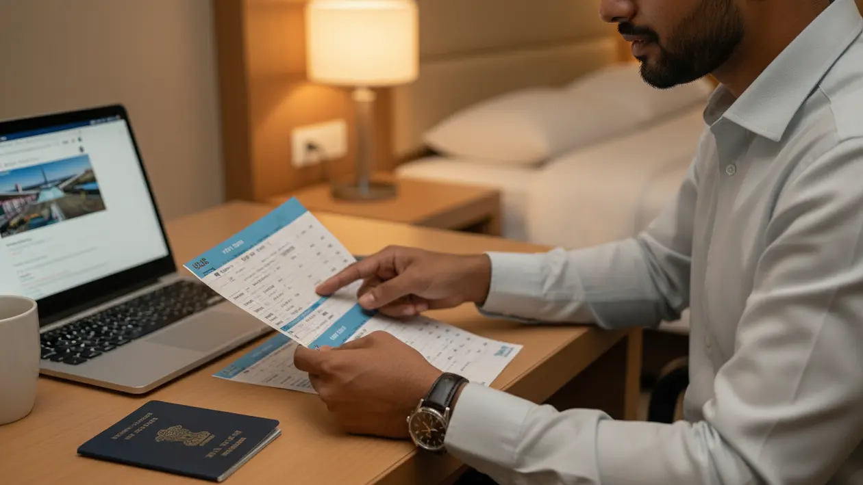 Consulates evaluating exit plan via dummy ticket for visa intent