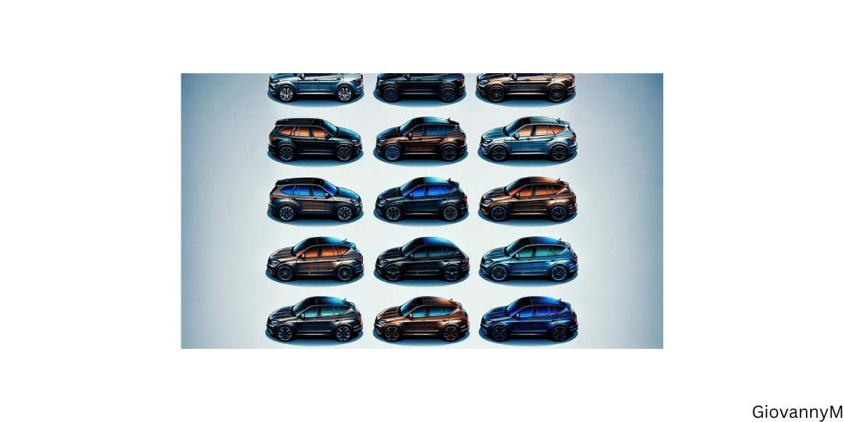 Vehicle tint percentages. Window films shades.