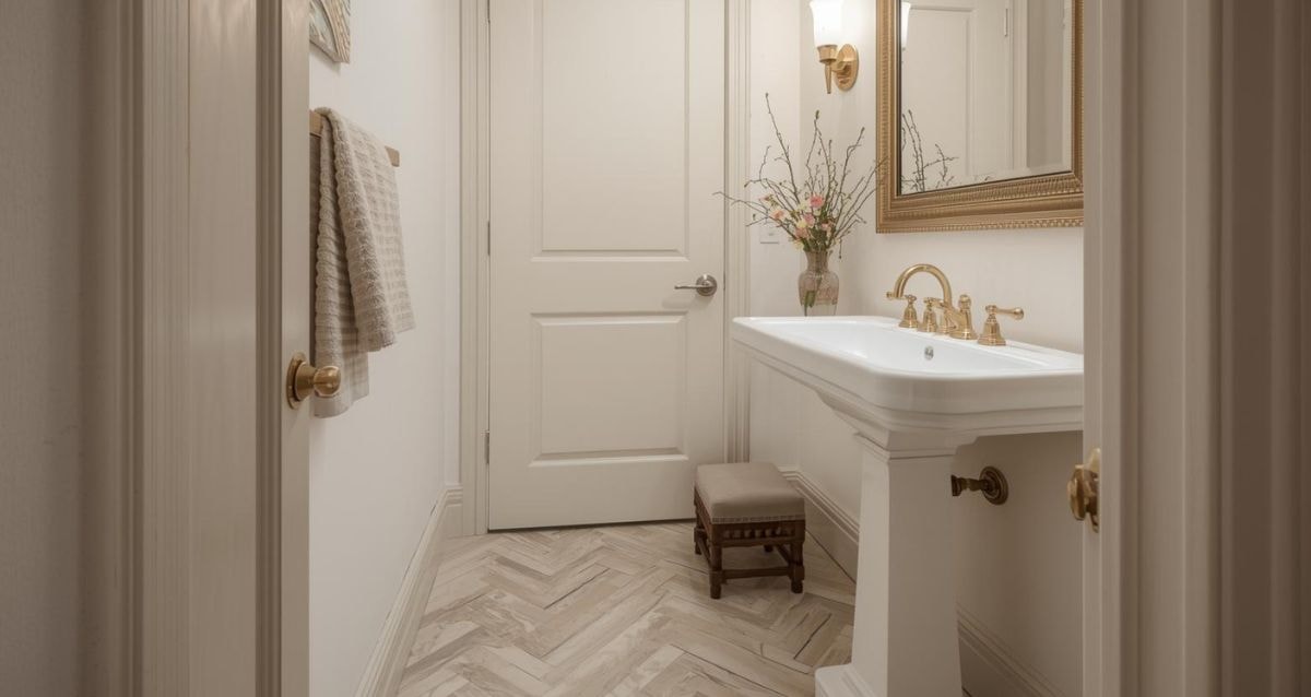 Tile material types for powder rooms