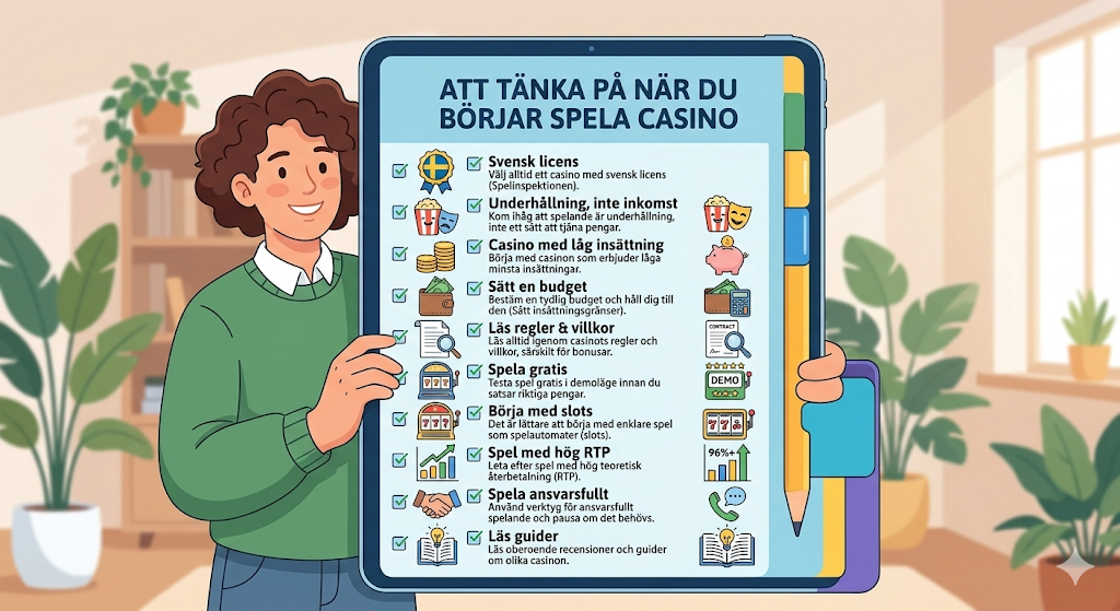 Guide för nybörjare: vad man ska tänka på innan du börjar spela på online casino med svensk licens – spela ansvarsfullt, välj rätt bonusar och sätt en budget innan du spelar för riktiga pengar