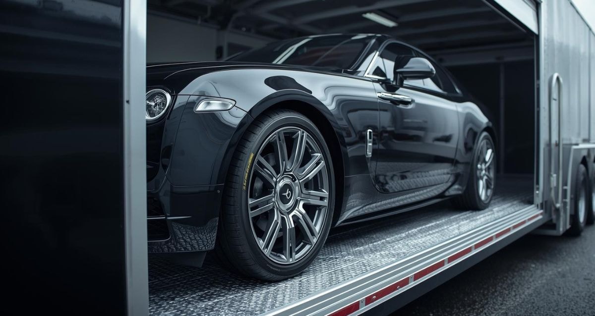 Enclosed transport for luxury cars
