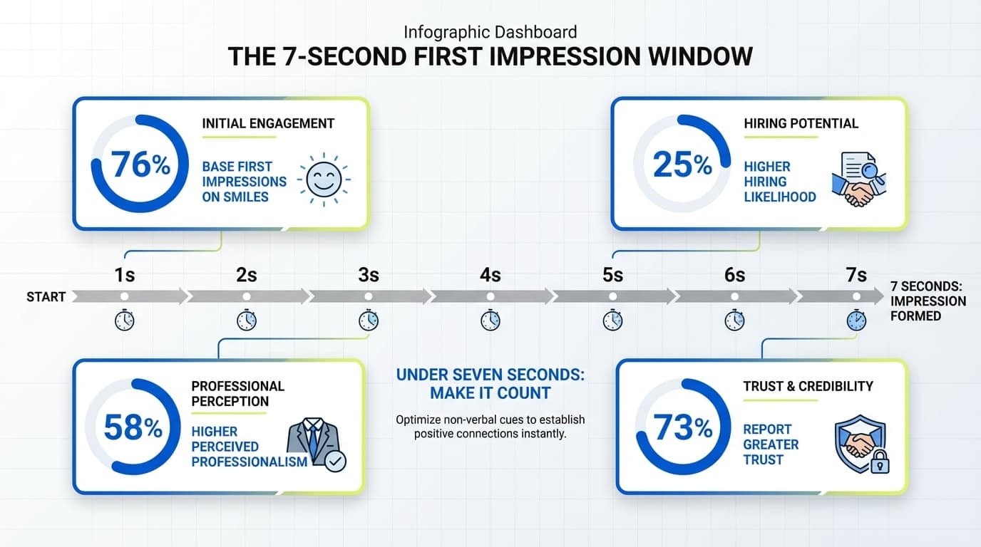 The Data: How Your Smile Shapes First Impressions in Milliseconds