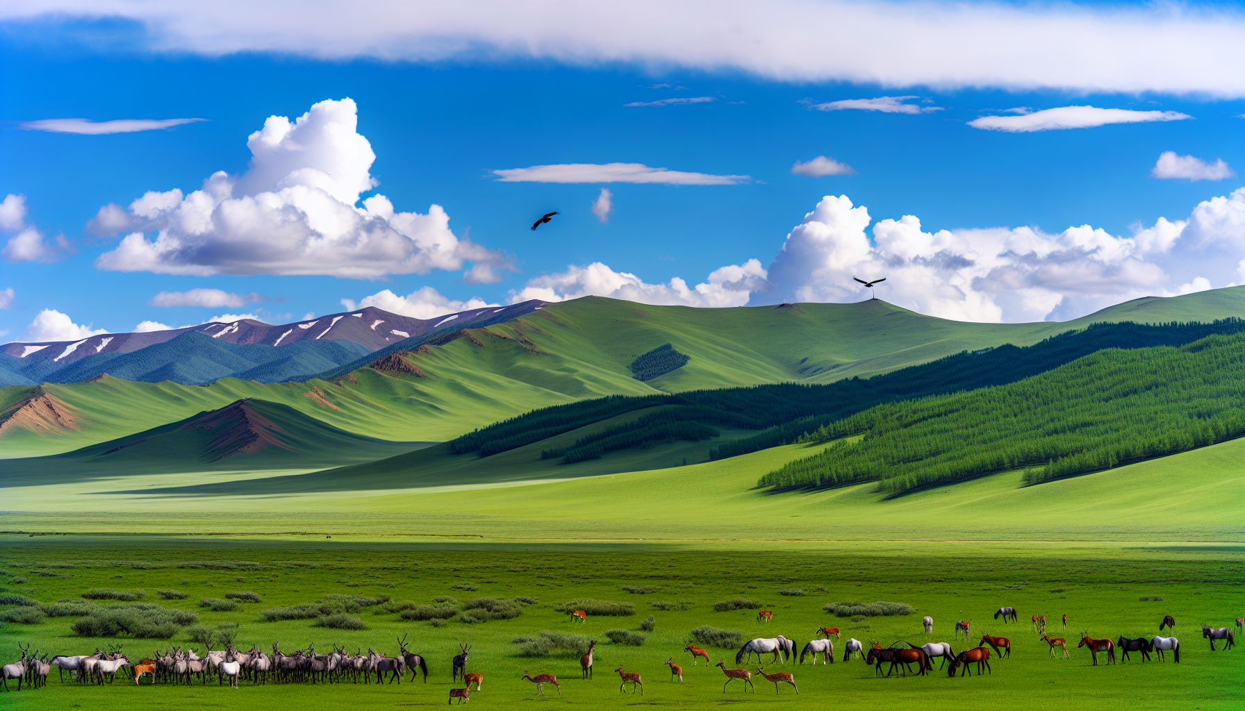 Vielfältige Tierwelt und atemberaubende Landschaften der mongolischen Nationalparks