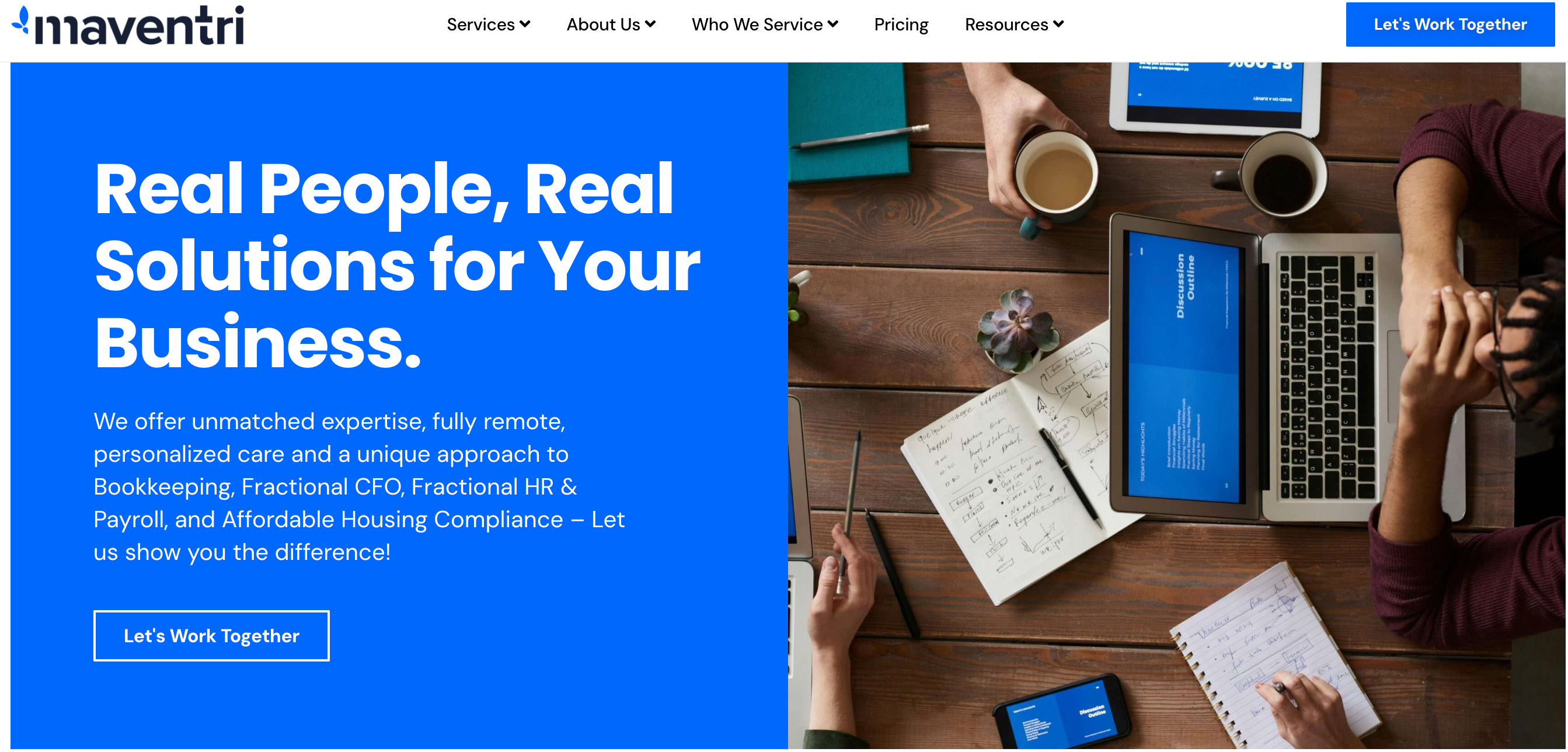 Maventri website