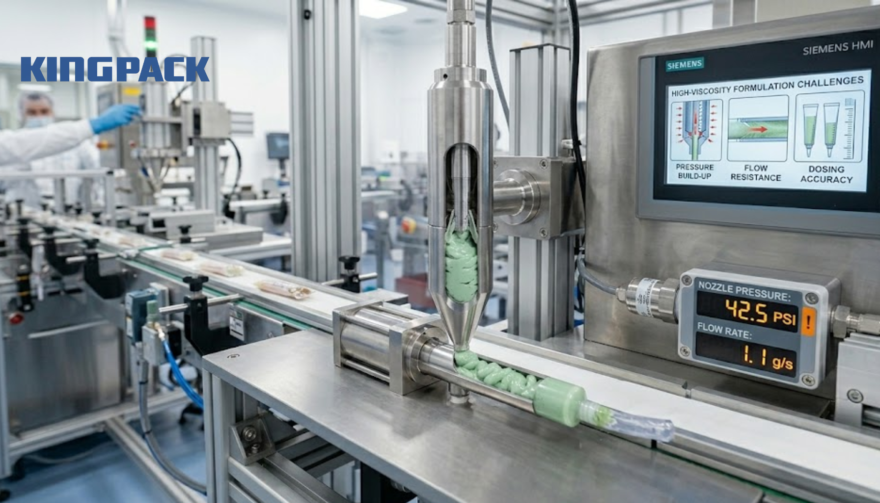 plastic tube filling machine