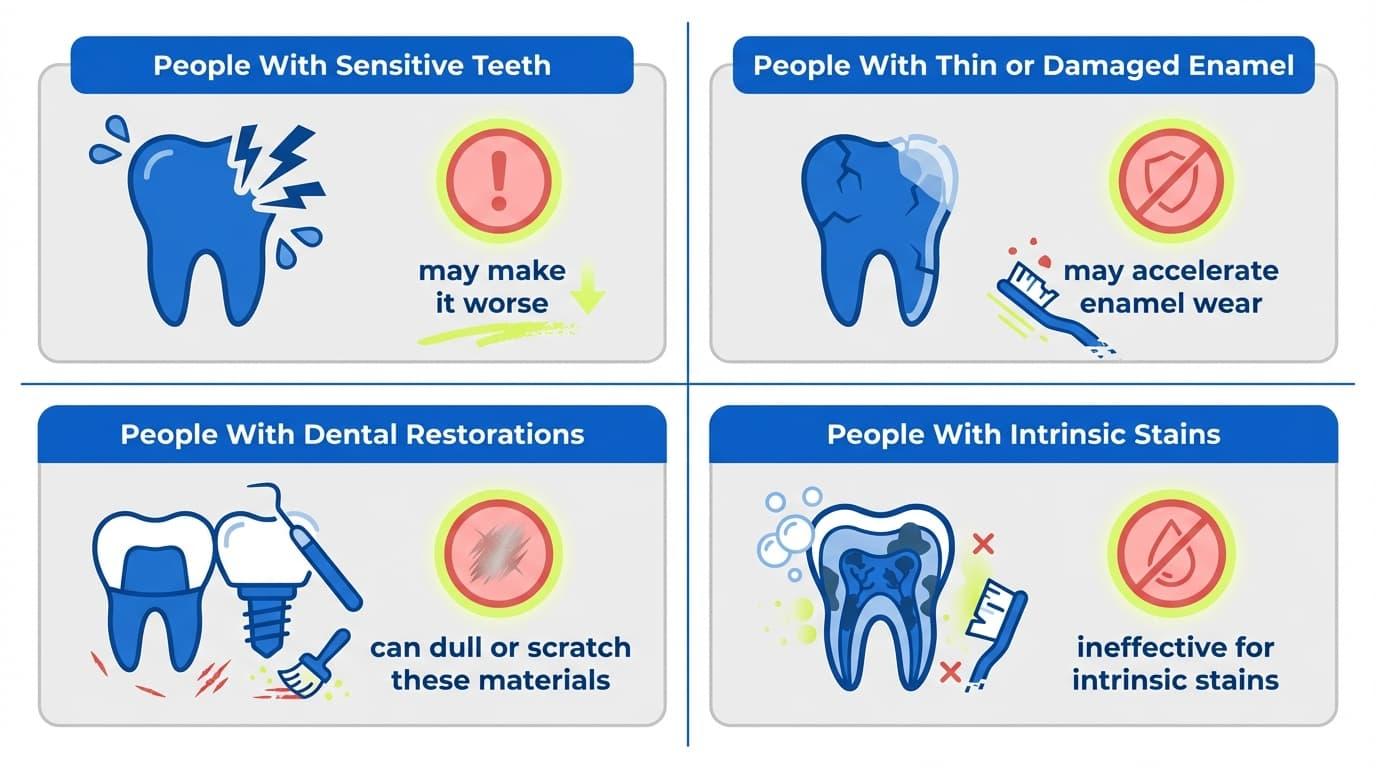 Who Should Avoid Charcoal Whitening?