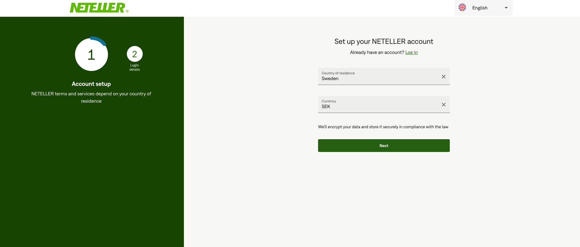 Skapa konto Neteller och spela på casino