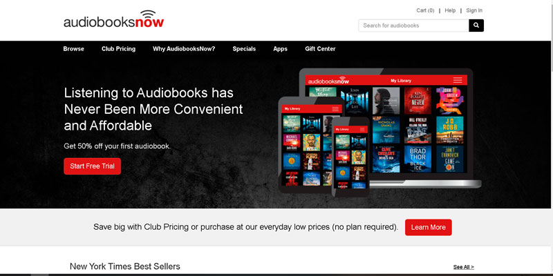 AudiobooksNow a cheaper audiobook app than Audible