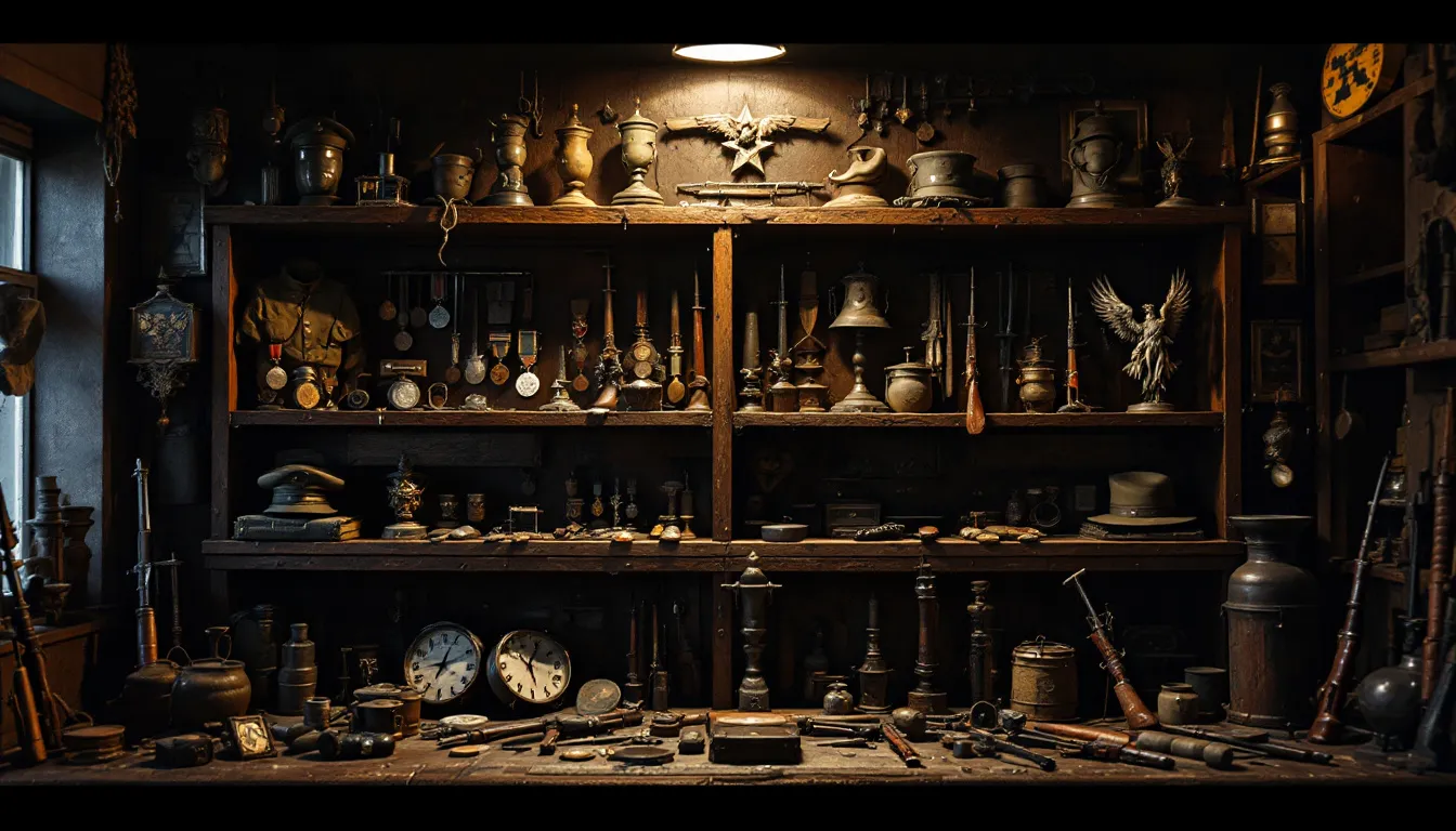 Przykłady pamiątek wojskowych, które mogą być interesujące dla kolekcjonerów.