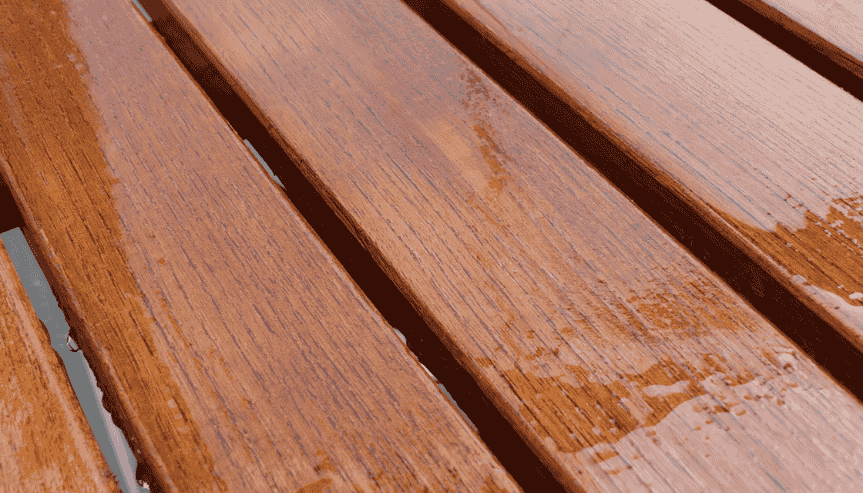 zabezpieczanie drewna egzotycznego przed wilgocią - teak