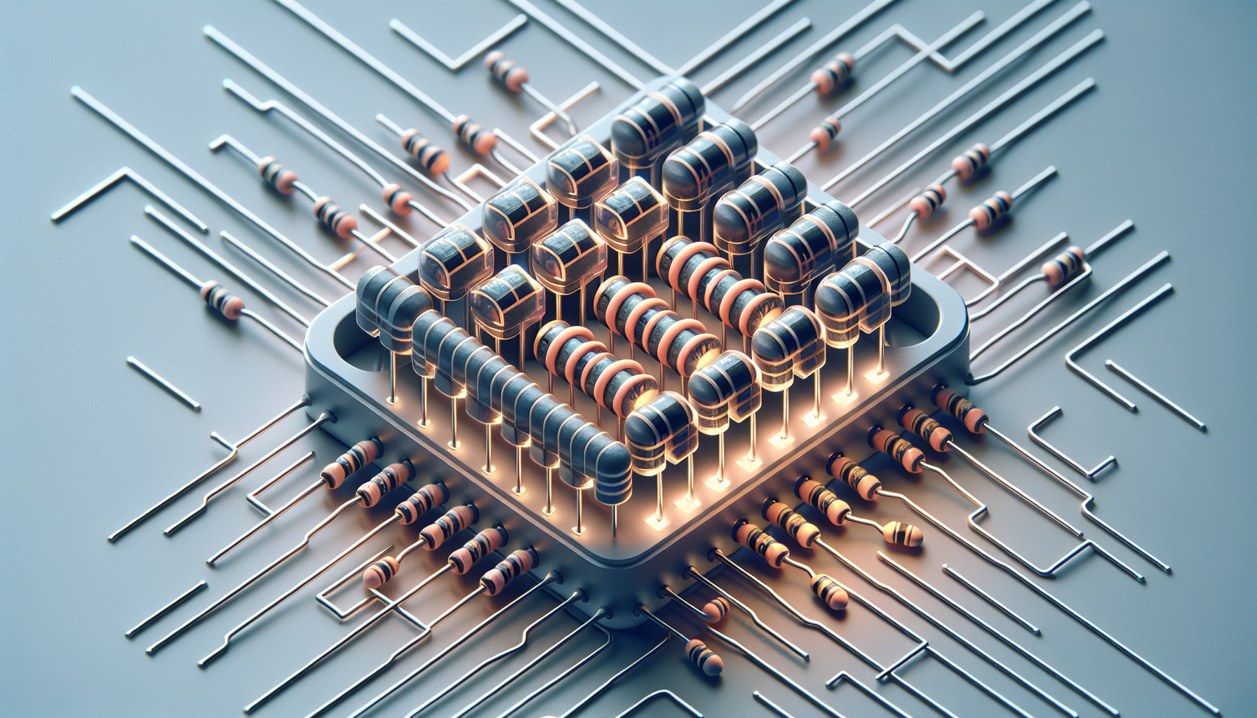 Illustration of resistor networks and their advantages