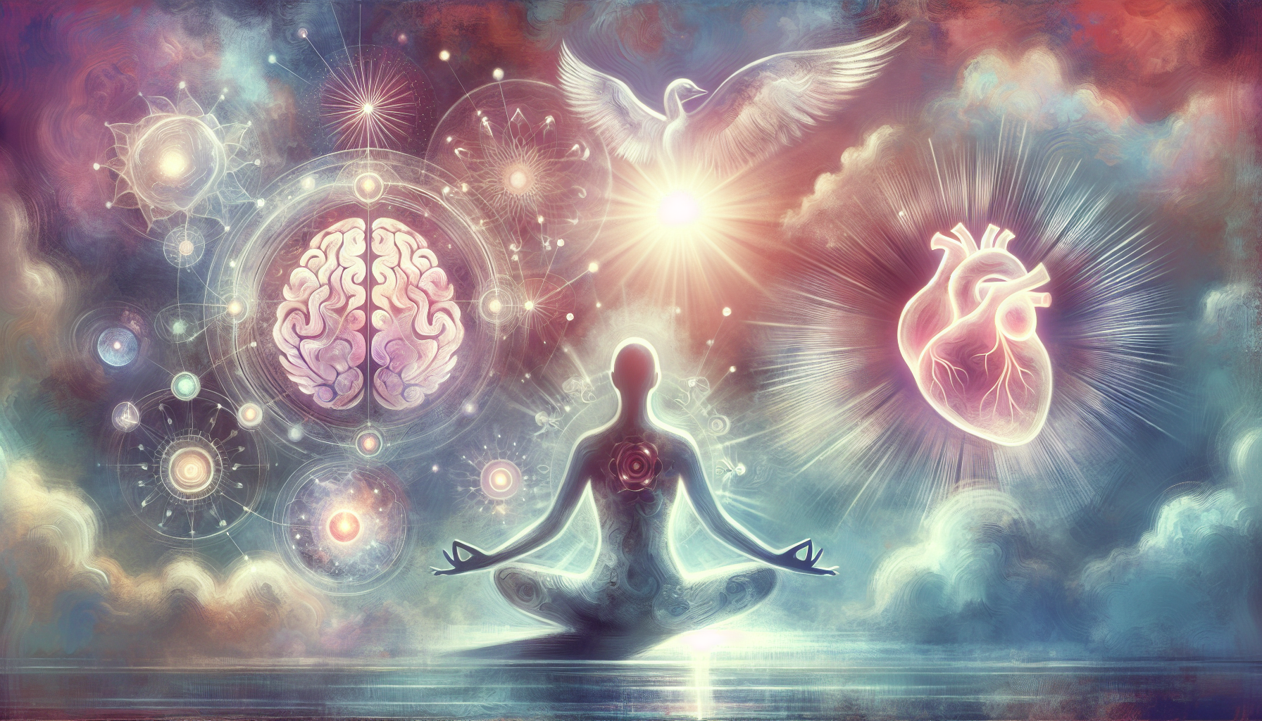 Illustration depicting the role of Yin Yoga in holistic healing