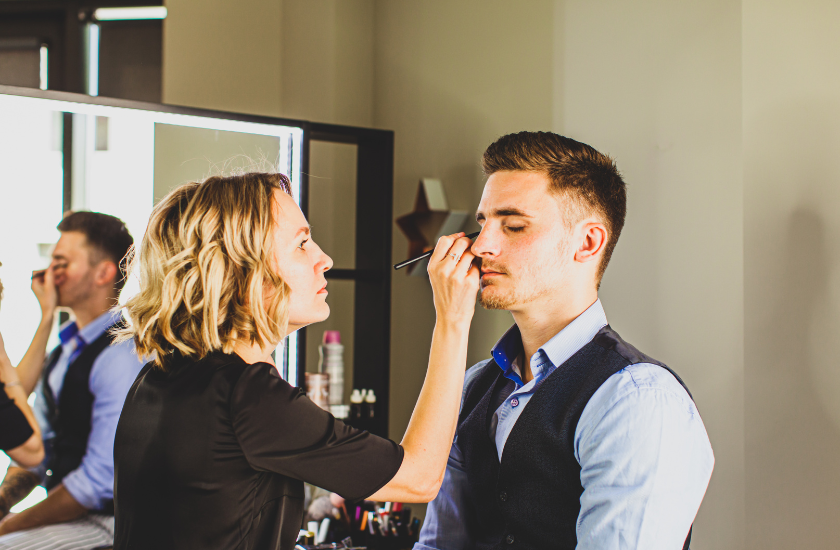 couple shoot hair and makeup in a post about How to Plan A Couple Photoshoot