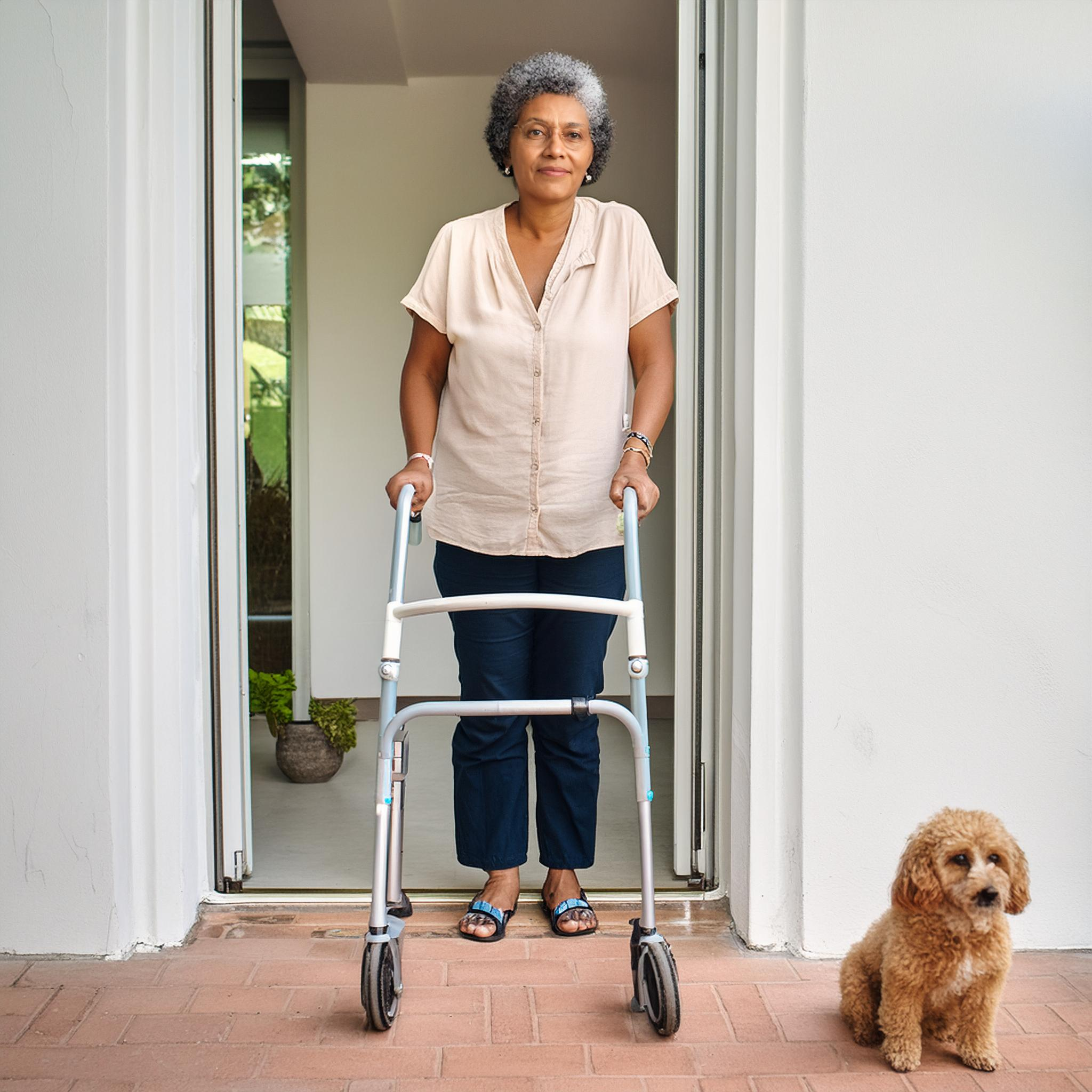 A tiny puppy has to go potty every hour to prevent accidents. They learn to hold it for longer periods the same way a child does.