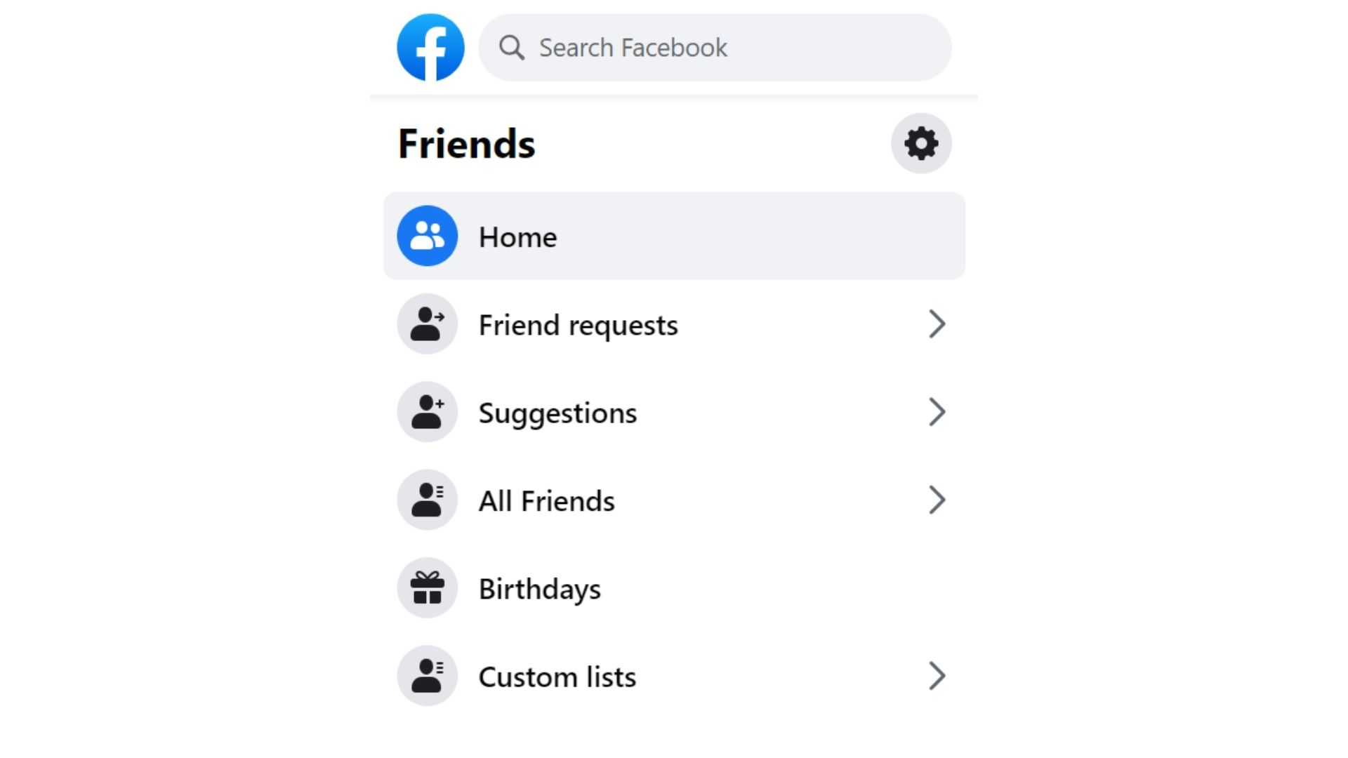 How to see sent friend requests on Facebook on PC