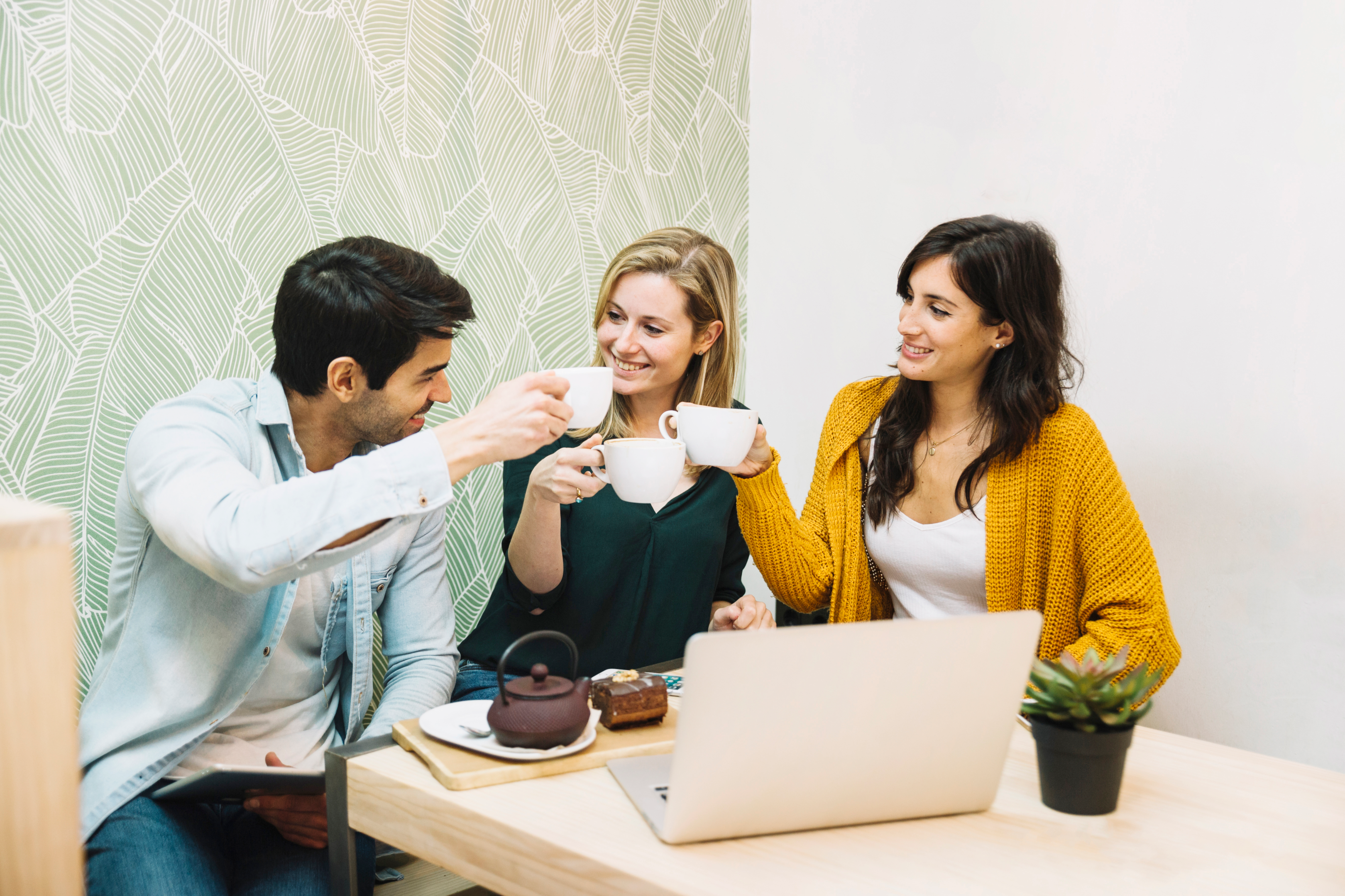 A person hiring and training a stellar team for a coffee shop