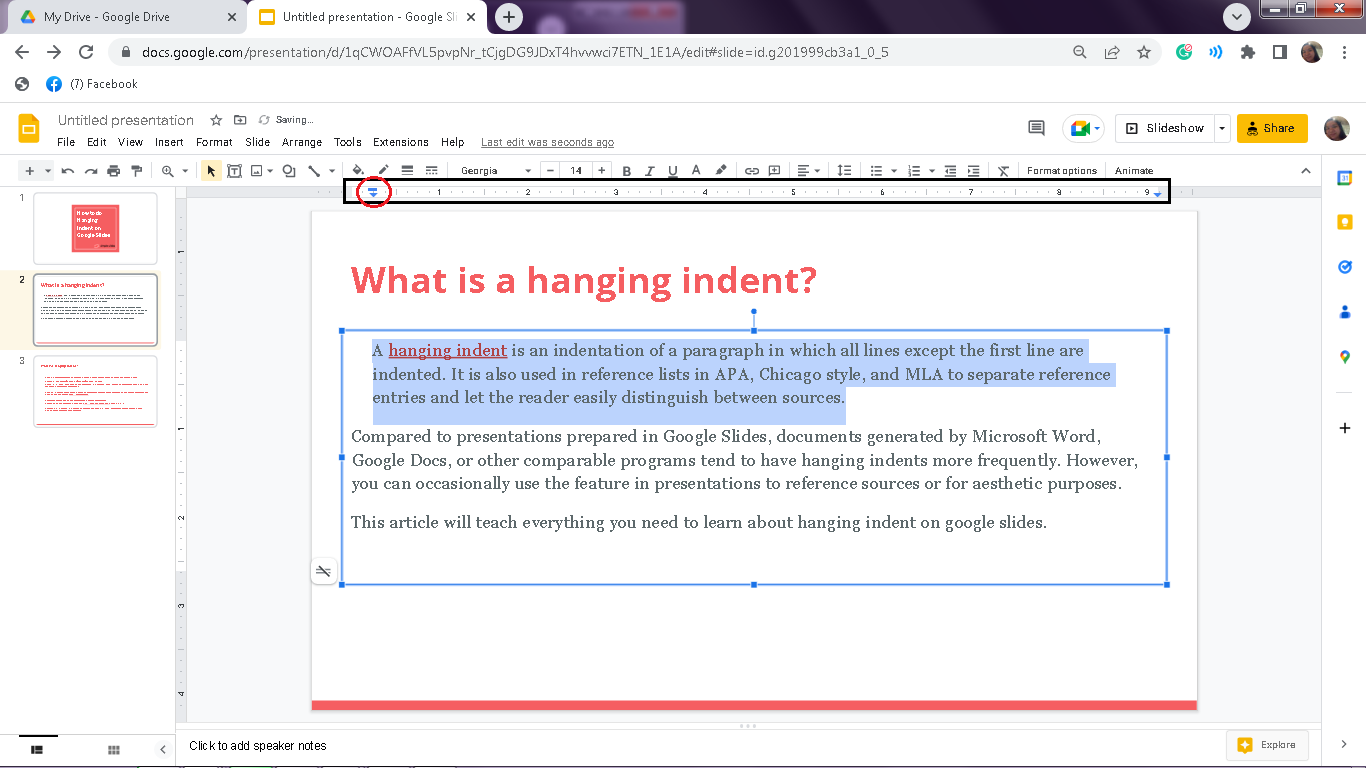 Learn How To Do Hanging Indent On Google Slides A Step By Step Guide