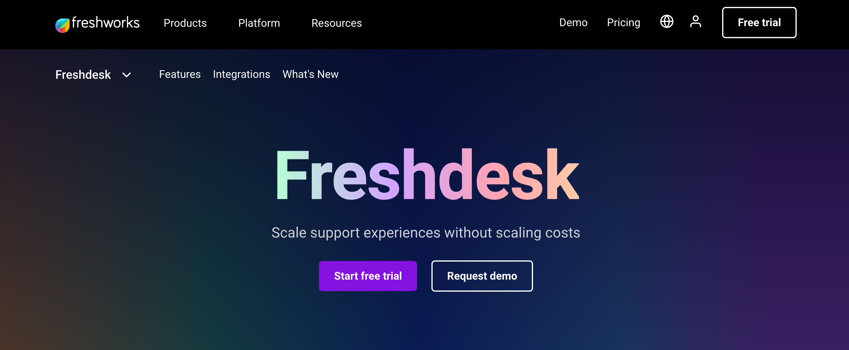 Freshdesk id a cloud-based help desk solution.