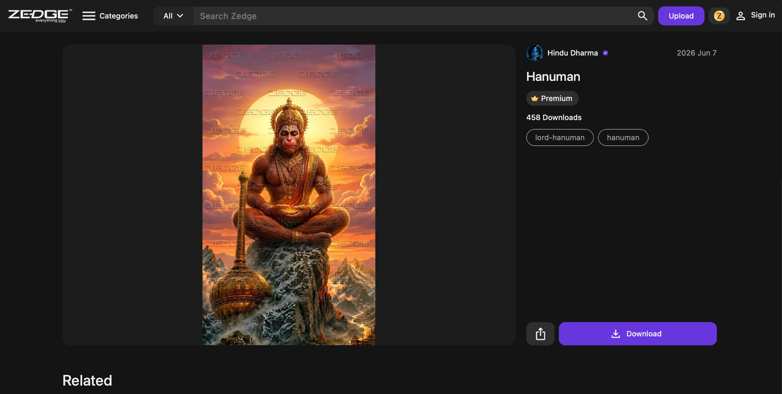 hanuman wallpaper 4k