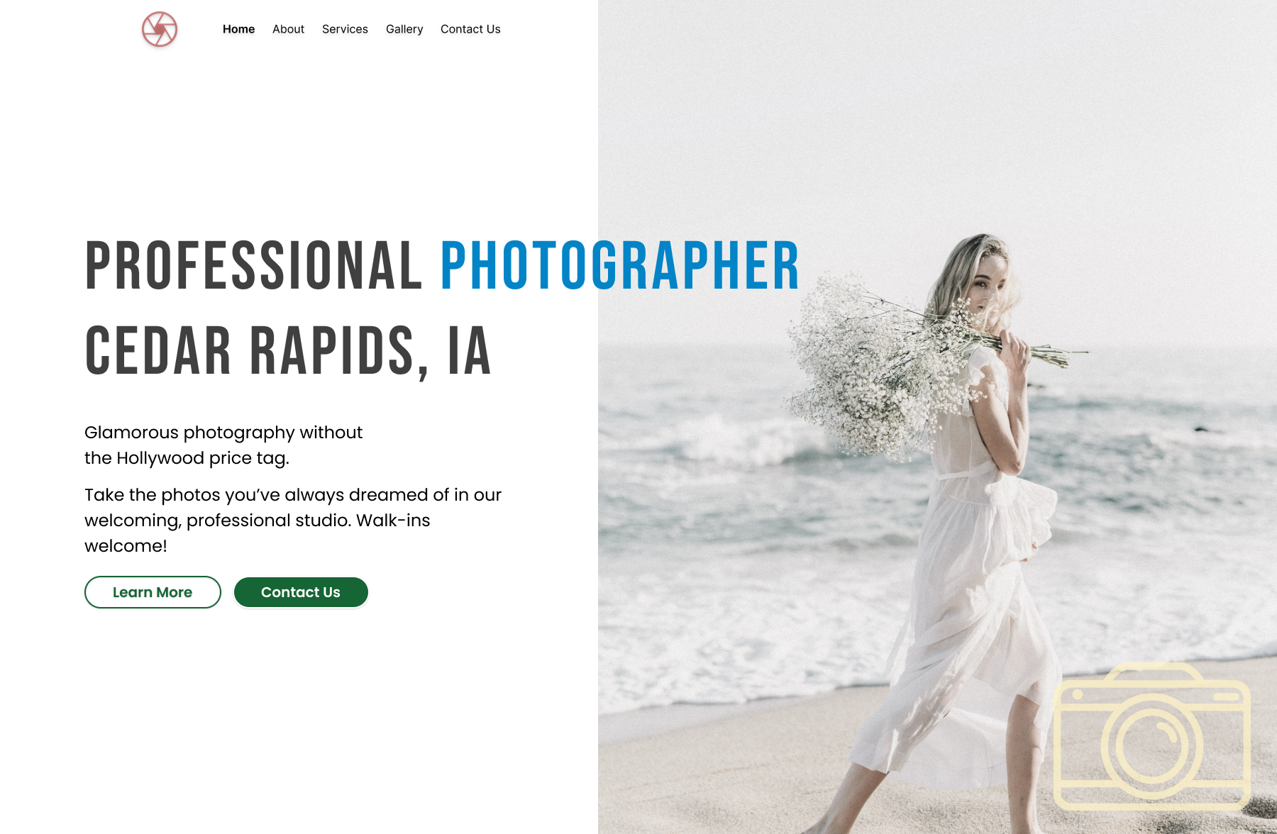 Website design with too much color