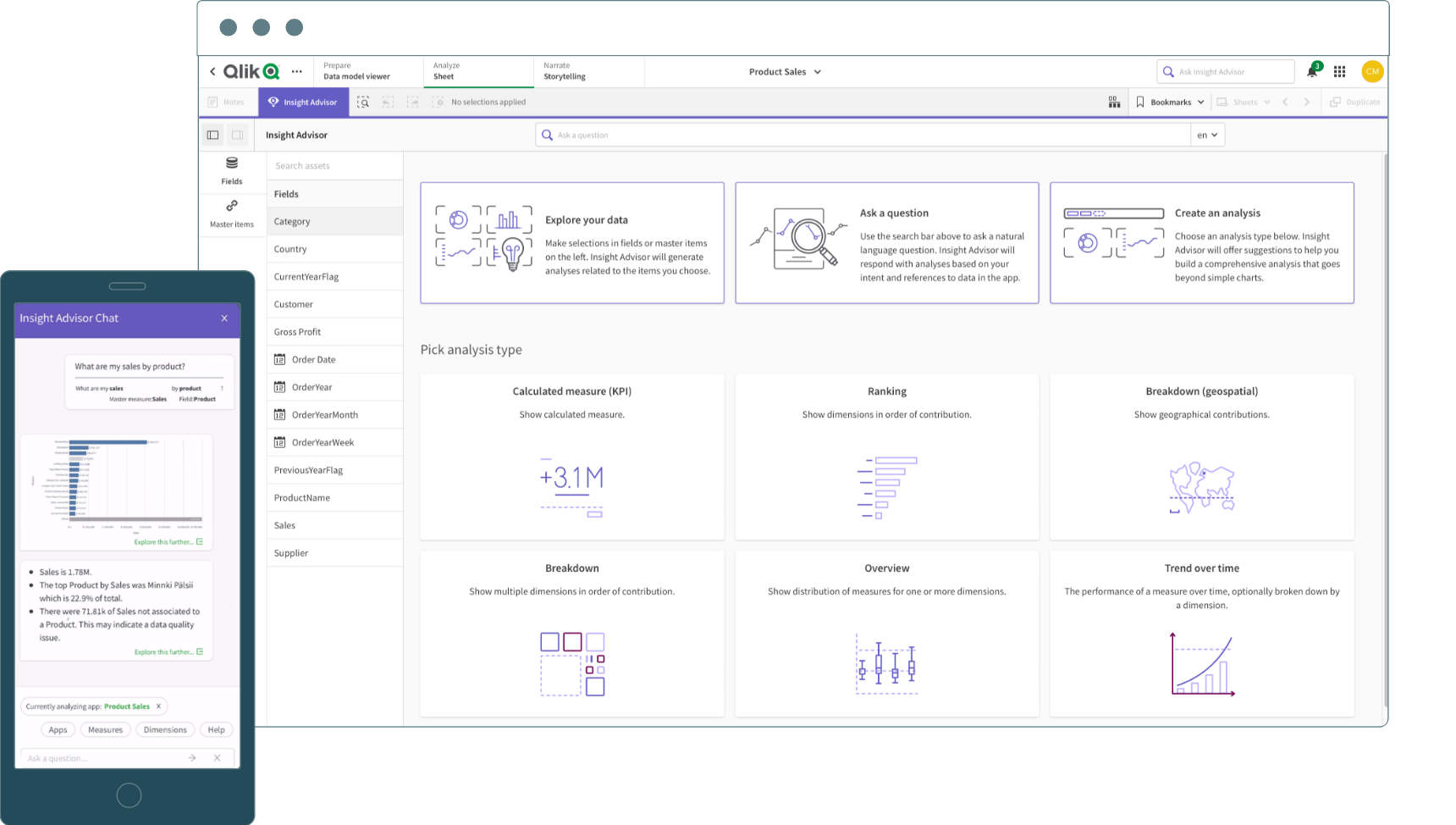 QlikSense benefits over Power BI