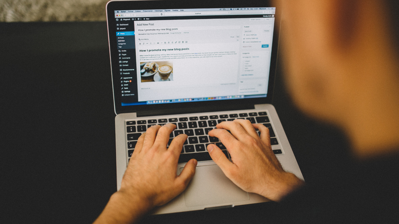 man using Filestack on WordPress hosting service to upload documents such as a PDF file