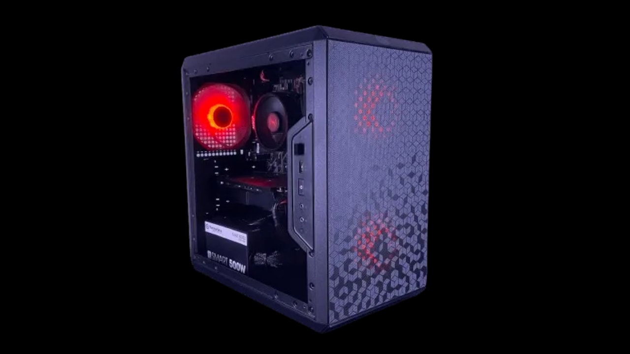 Sirius Power Breezewing V2 air-cooled gaming PC featuring Ryzen 7 5800XT and RX 9060 XT