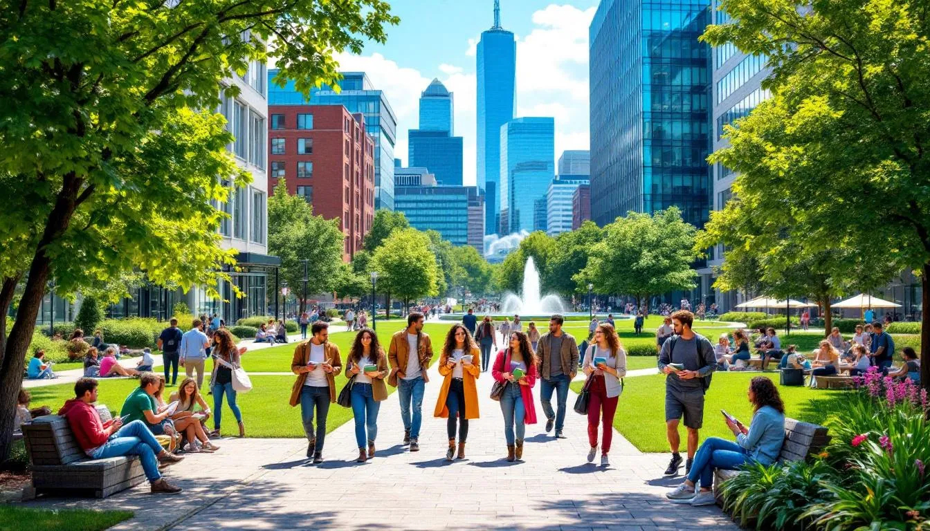 Étudiants travaillant pendant leurs études au Canada.