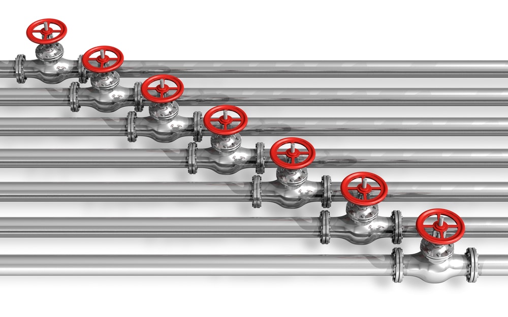 An image showing commercial grade parts for industrial applications for stop and waste valves 