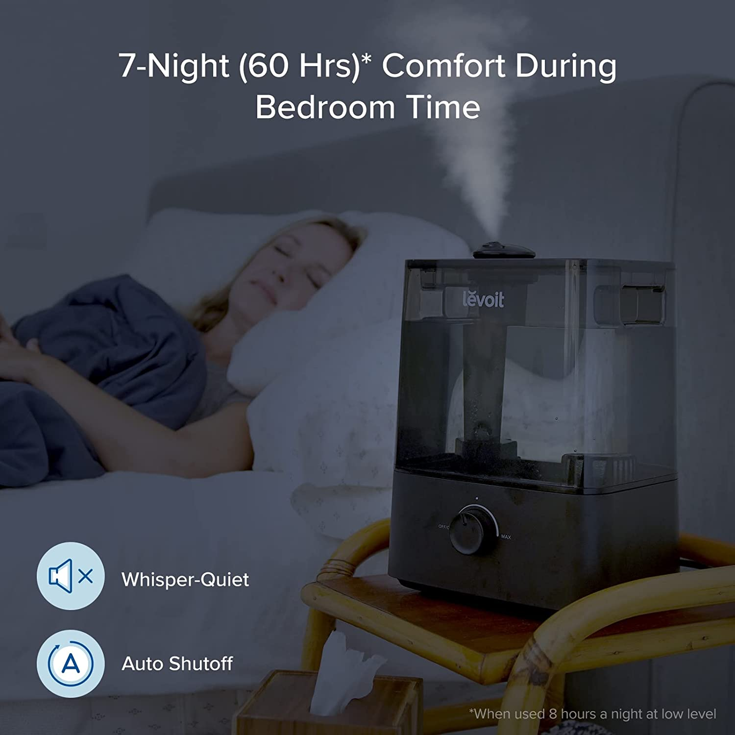 LEVOIT 60-Hour Top Fill Humidifiers