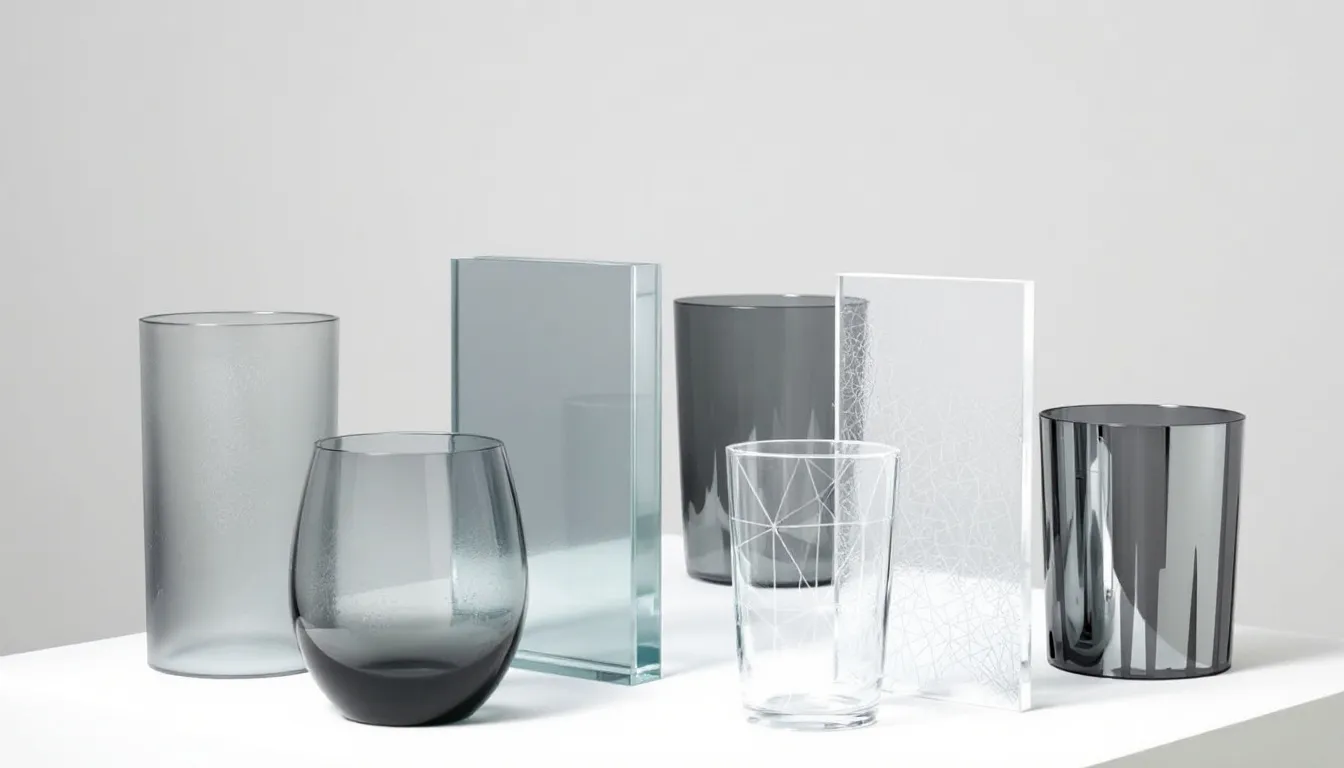 In einer Ausstellung sind verschiedene Glasarten mit unterschiedlichen Beschichtungen zu sehen, die die Vielfalt und Qualität der Produkte von Neuffer Fenster und Türen GmbH präsentieren. Die Glasvarianten bieten innovative Lösungen für Fenster und Türen, die sowohl ästhetisch ansprechend als auch funktional sind.