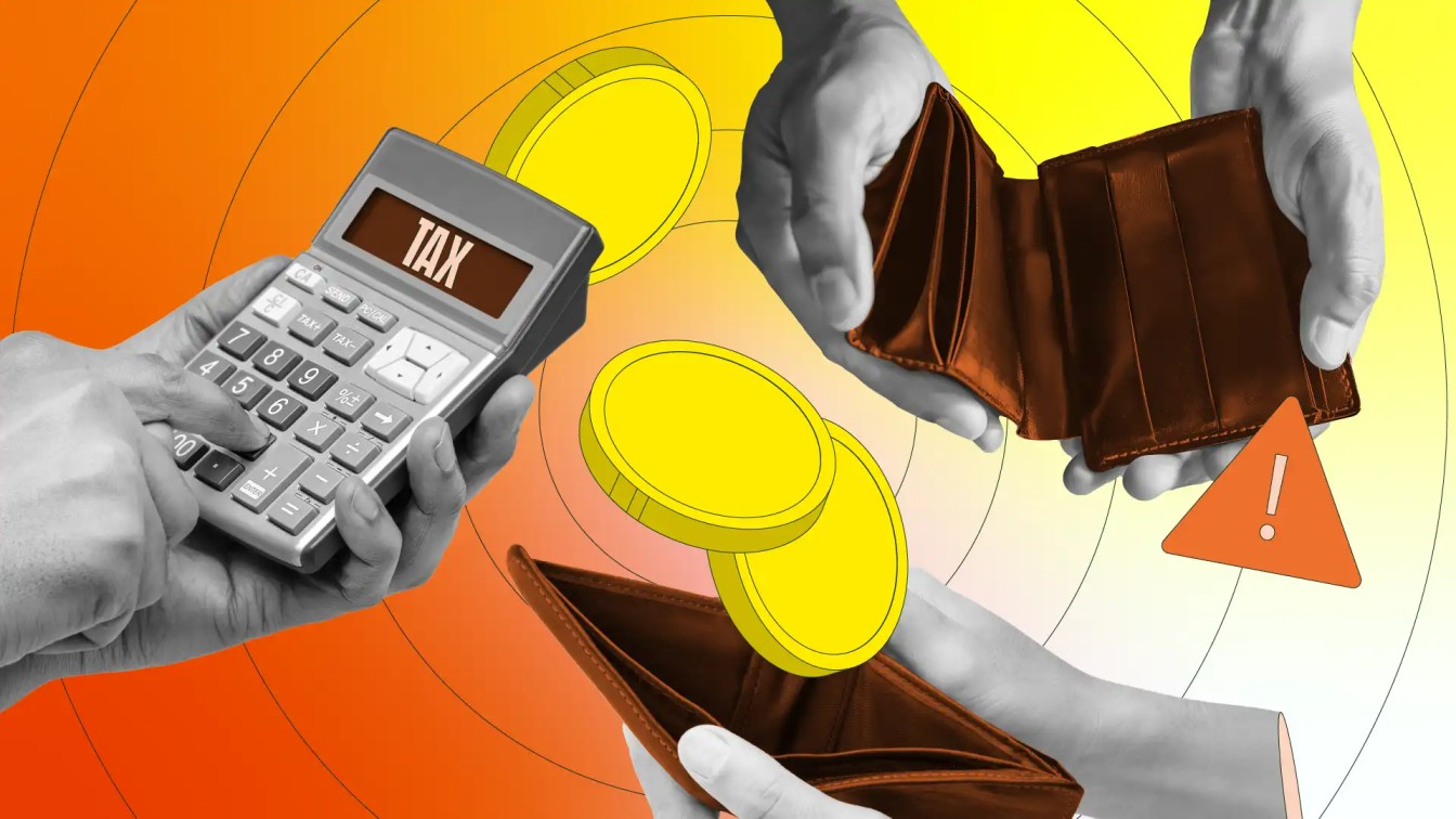 A screenshot showing someone calculating crypto taxes. 