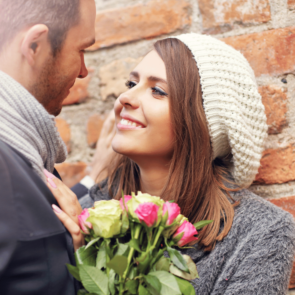 Couple having a romantic moment