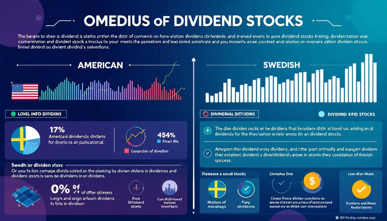 En jämförelse mellan amerikanska och svenska utdelningsaktier.