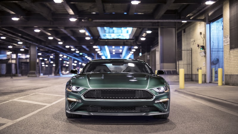 Ford Mustang Bullitt In Dark Highland Green