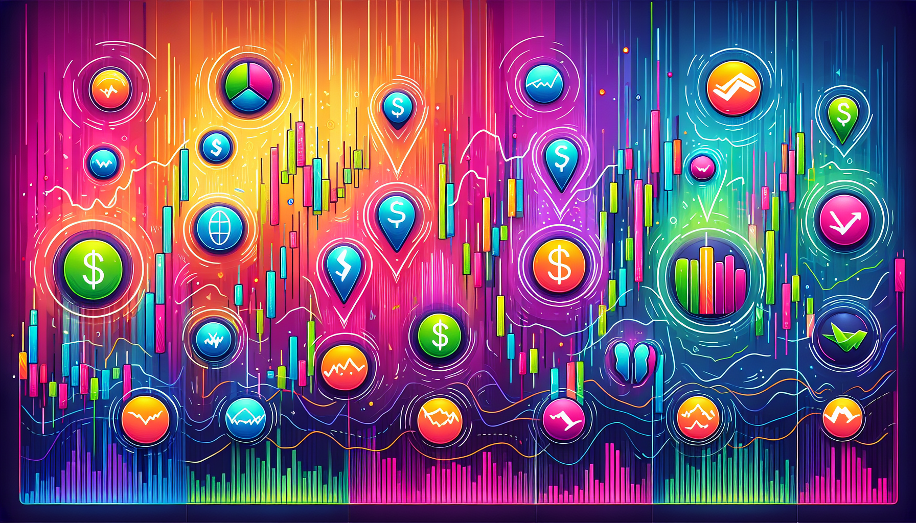 An illustration showing various NinjaTrader trading strategies, including scalping and day trading.